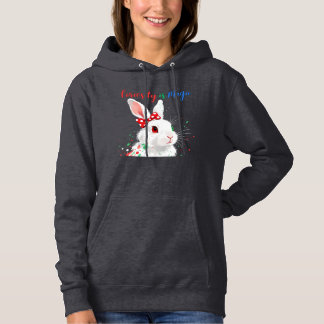 Phantasievoller Hase "Neugier ist Magie" Abstrakte Hoodie