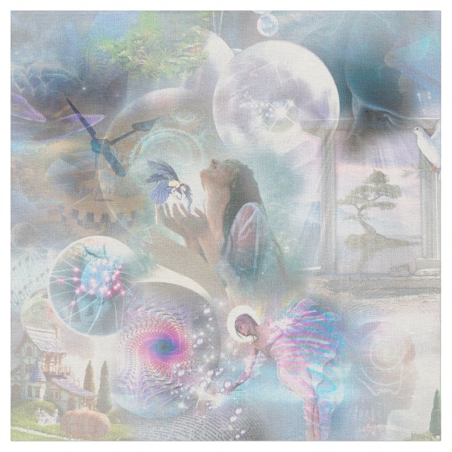 Phantasmagoria Fantasy Stoff (Nahaufnahme)