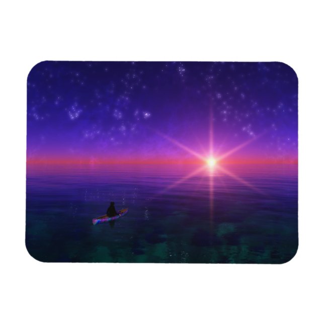 Phantastes: Auf dem Meer flexibles Magnet (Horizontal)