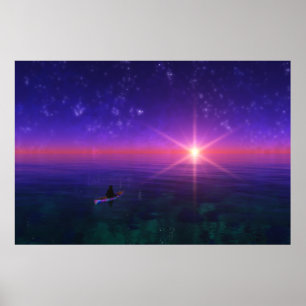 Phantastes: Auf dem Meer Print Poster