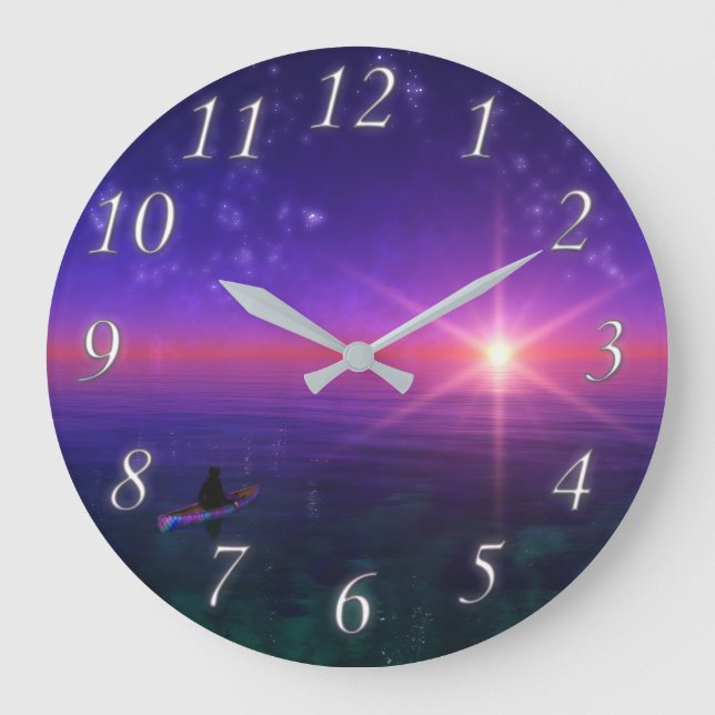 Phantasti: Auf der Seh Große Wanduhr (Vorderseite)