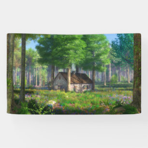 Phantasti: Das Banner der Hütte im Wald