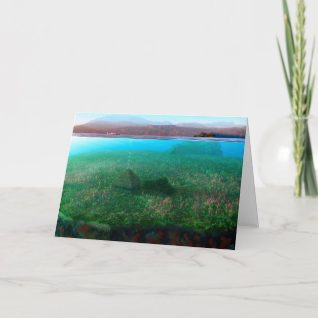 Phantasti: Die Island Hütte Card Karte (Vorderseite)