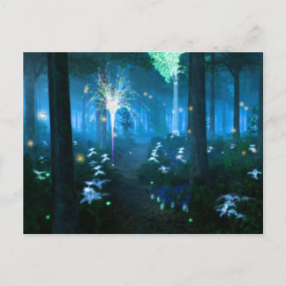 Phantasti: Nacht in Fee Land Postcard Postkarte