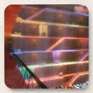 Phantasti: The Palace Library Cork Untersetzer