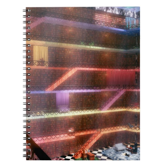 Phantasti: The Palace Library-Notebook Notizblock (Vorderseite)