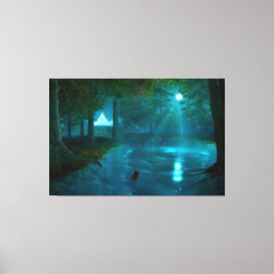 Phantasti: Zum Fairy Palace Canvas Print Leinwanddruck