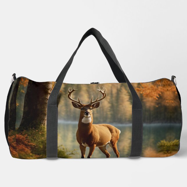 Phantastisch 12 Punkte in den Herbstgewässern Duffle Bag (Vorderseite)