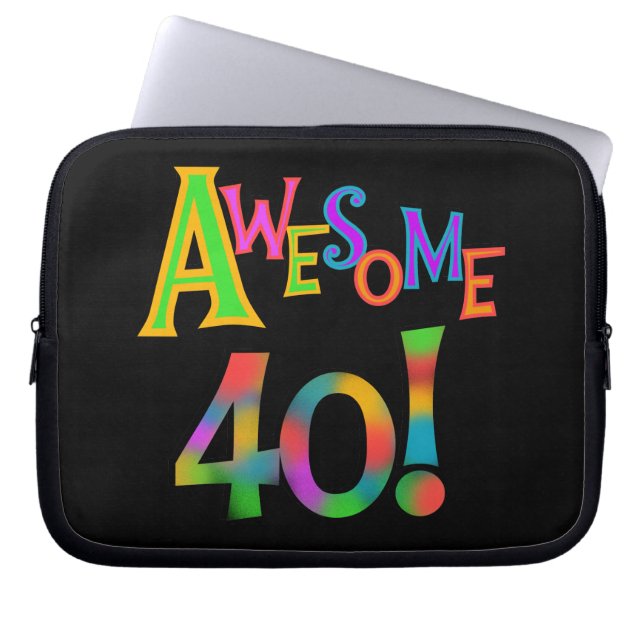 Phantastisch 40 T - Shirt und Geschenke zum Geburt Laptopschutzhülle (Vorderseite)
