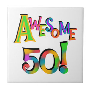 Phantastisch 50 T - Shirt und Geschenke zum Geburt Fliese