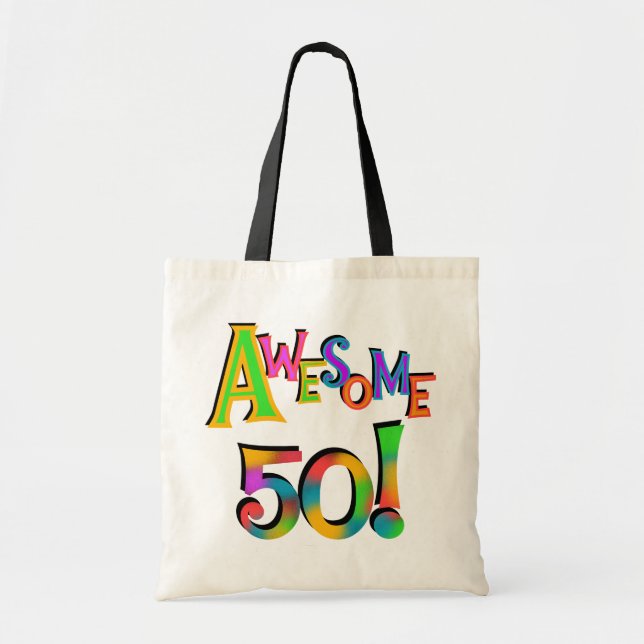Phantastisch 50 T - Shirt und Geschenke zum Geburt Tragetasche (Vorne)