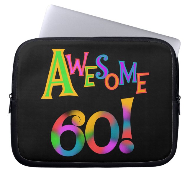 Phantastisch 60 T - Shirt und Geschenke zum Geburt Laptopschutzhülle (Vorderseite)