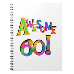 Phantastisch 60 T - Shirt und Geschenke zum Geburt Notizblock