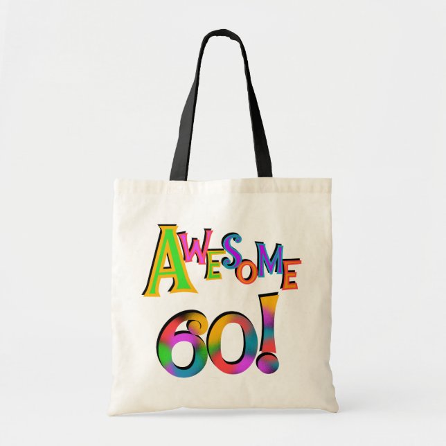 Phantastisch 60 T - Shirt und Geschenke zum Geburt Tragetasche (Vorne)