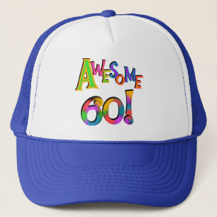 Phantastisch 60 T - Shirt und Geschenke zum Geburt Truckerkappe