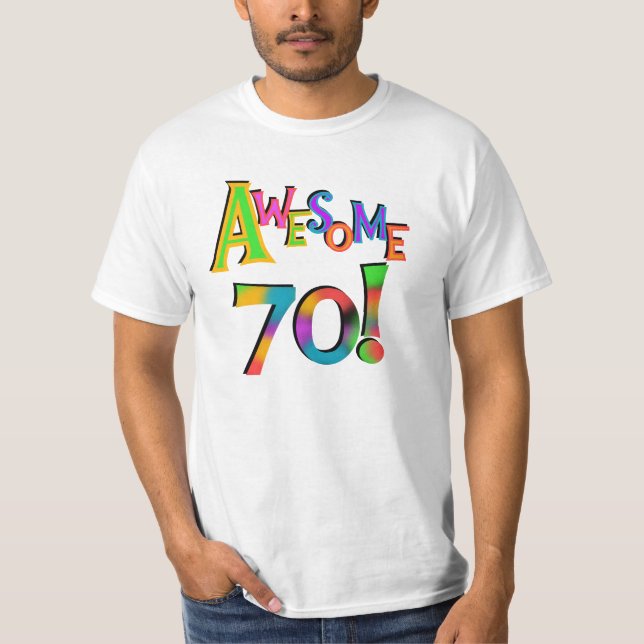 Phantastisch 70 T - Shirt und Geschenke zum Geburt (Vorderseite)