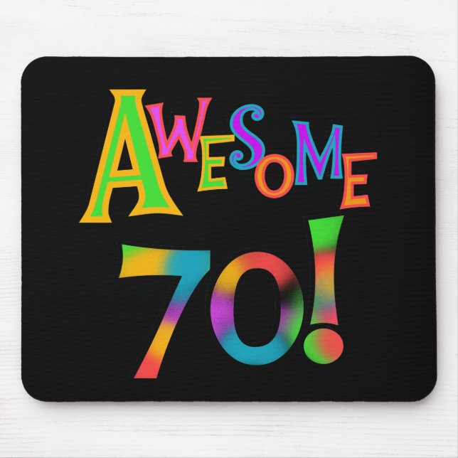 Phantastisch 70 T - Shirt und Geschenke zum Geburt Mousepad (Vorne)