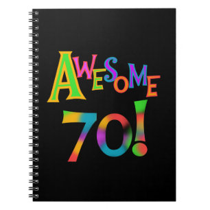 Phantastisch 70 T - Shirt und Geschenke zum Geburt Notizblock