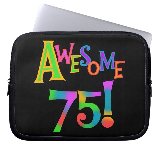 Phantastisch 75 T - Shirt und Geschenke zum Geburt Laptopschutzhülle (Vorderseite)