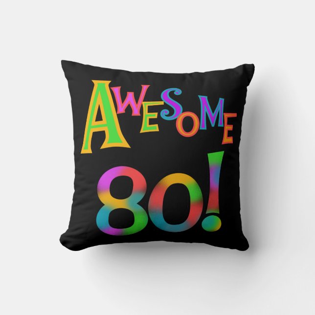 Phantastisch 80 T - Shirt und Geschenke zum Geburt Kissen (Vorderseite)