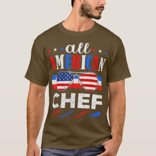 Phantastisch All American Koch USA Patriotic 4. Ju T-Shirt