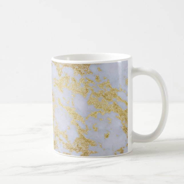 Phantastisch angesagtes modernes Imitat mit Goldmo Kaffeetasse (Rechts)