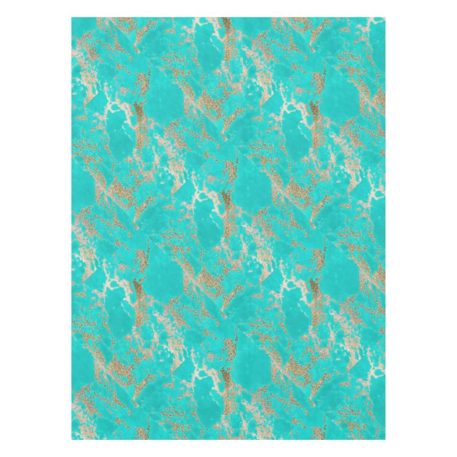 Phantastisch angesagtes modernes Imitat mit Goldmo Tischdecke (Vorderseite)