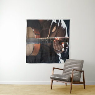 Phantastisch Bass Guitar Wandteppich