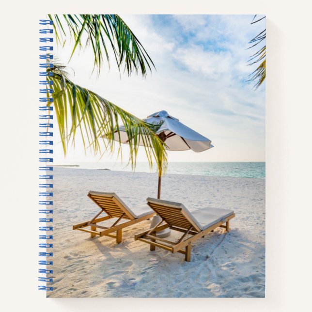 Phantastisch Beach Sunset Notizbuch (Vorderseite)