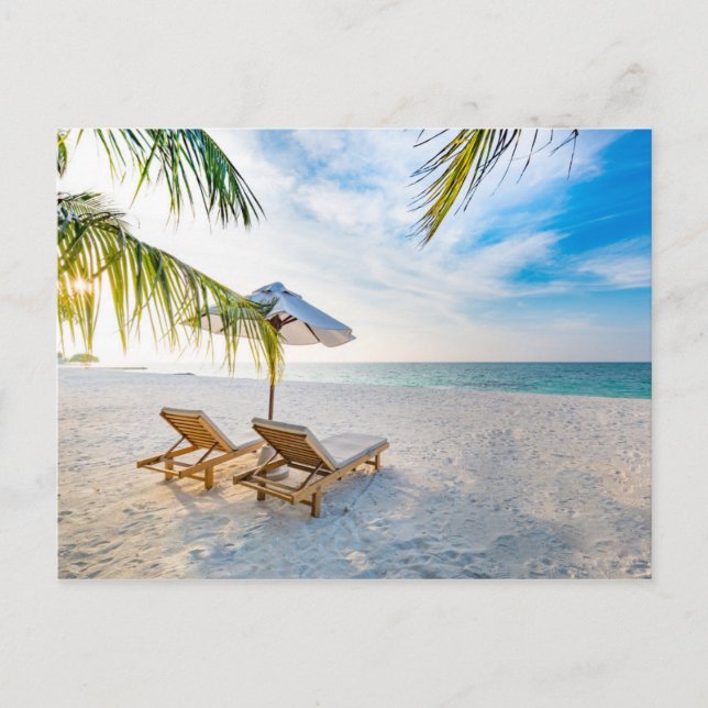 Phantastisch Beach Sunset Postkarte (Vorderseite)