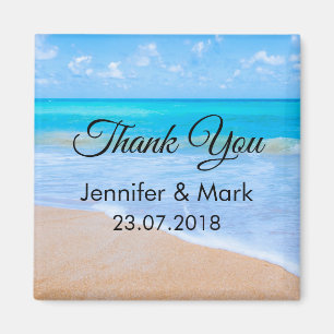 Phantastisch Beach Tropical Scene Foto Hochzeit Da Magnet