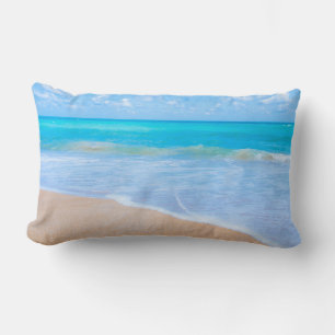 Phantastisch Beach Tropical Scene Foto Lendenkissen
