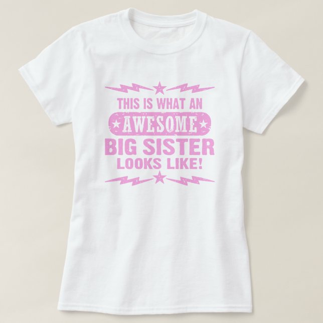 Phantastisch Big Sister T-Shirt (Design vorne)