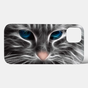 Phantastisch Blue Mit Augen Cat Face Case-Mate iPhone Hülle