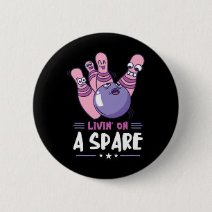 Phantastisch Bowler schlägt Bowling Sports Funny B Button