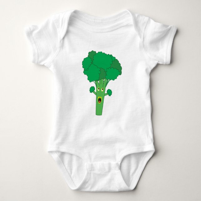 Phantastisch Broccoli Baby Strampler (Vorderseite)