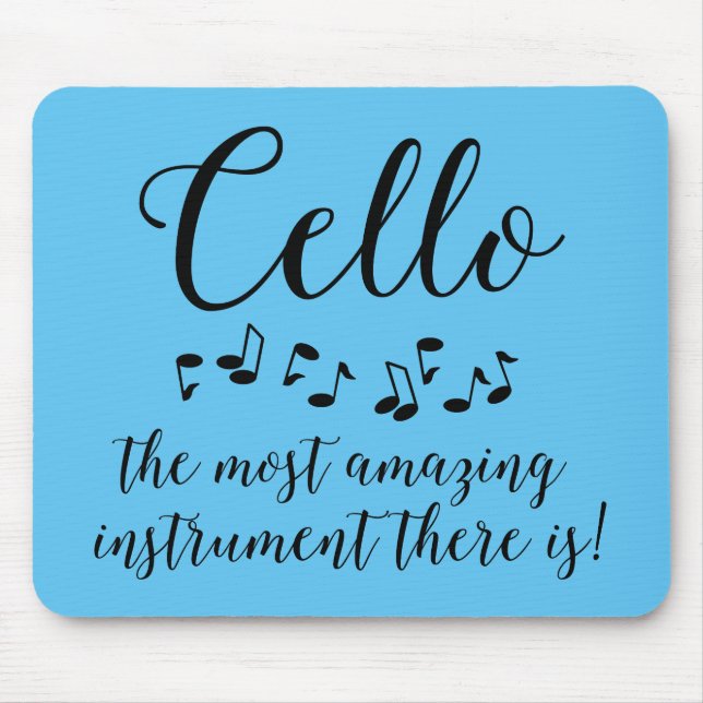 Phantastisch Cello Mousepad (Vorne)