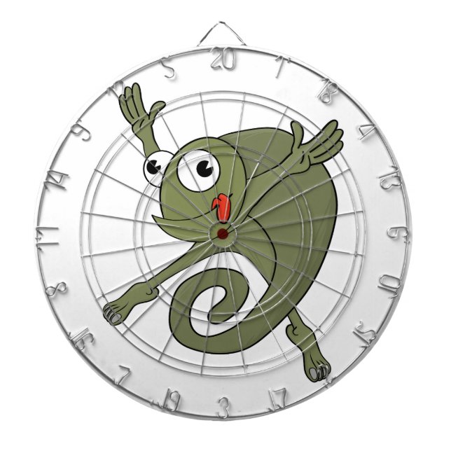 Phantastisch Chameleon Dartscheibe (vorne)