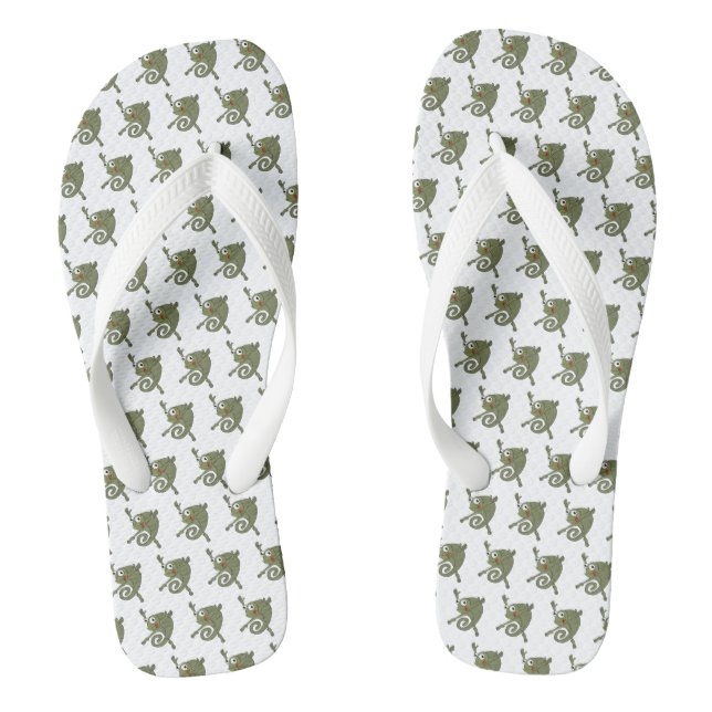 Phantastisch Chameleon Flip Flops (Fußbett)