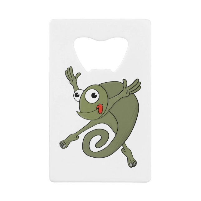 Phantastisch Chameleon Geldbeutel Flaschenöffner (Vorderseite)