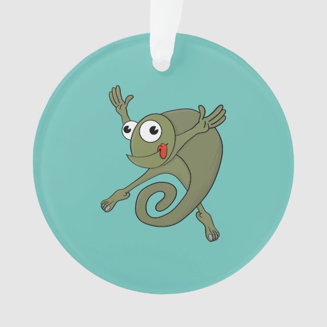 Phantastisch Chameleon Ornament (Vorderseite)