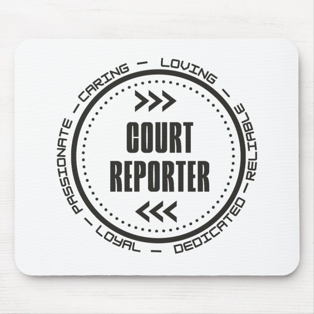 Phantastisch Court Reporter Mousepad (Vorne)