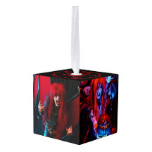 Phantastisch Demon Boy Foto Cube Ornament