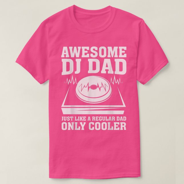 Phantastisch DJ Vater Legend Funny DJ Disk Jockey  T-Shirt (Design vorne)