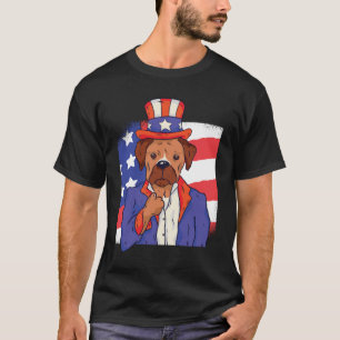 Phantastisch Dog USA Patriot Design T-Shirt