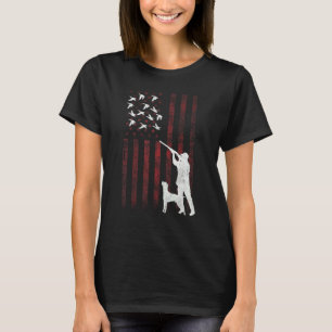 Phantastisch Duck Junting American Flag Duck Hunte T-Shirt