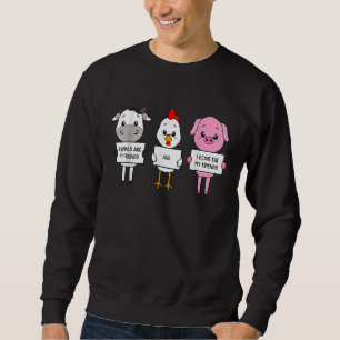 Phantastisch esse ich meinen Freunden keine Vegane Sweatshirt