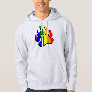 Phantastisch Gay Bär Rainbow PAINT Hoodie