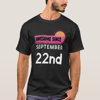 Phantastisch Geboren am 22. September 2009 T-Shirt
