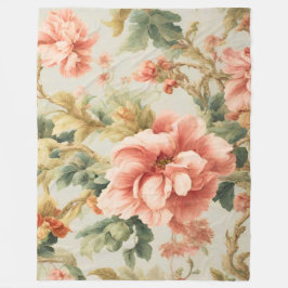 Phantastisch Gentle Exquisite Blume, Blätter. Male Fleecedecke